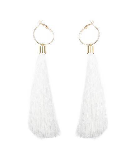Lady's earrings tassel earrings