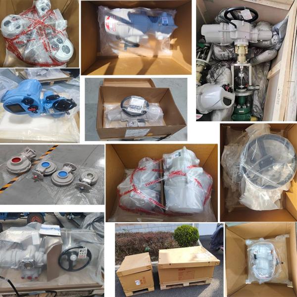 ROTORK ROMpak Electric Actuators With Chinese Brand Control Valve Three-way Valve