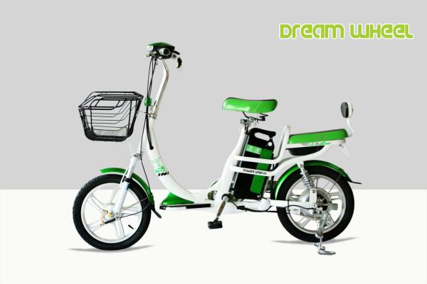 12Ah Lithium 16Electric Bike Pedal Assist Steel Drum Brake With Lock 36Kgs