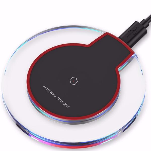 Round Crystal Fantasy Wireless Charging Pad Qi Wireless Charger for Samsung Galaxy