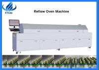aquecimento de ar quente de Oven Smt Machine Upper 8 do Reflow de 2000mm/Min SMT