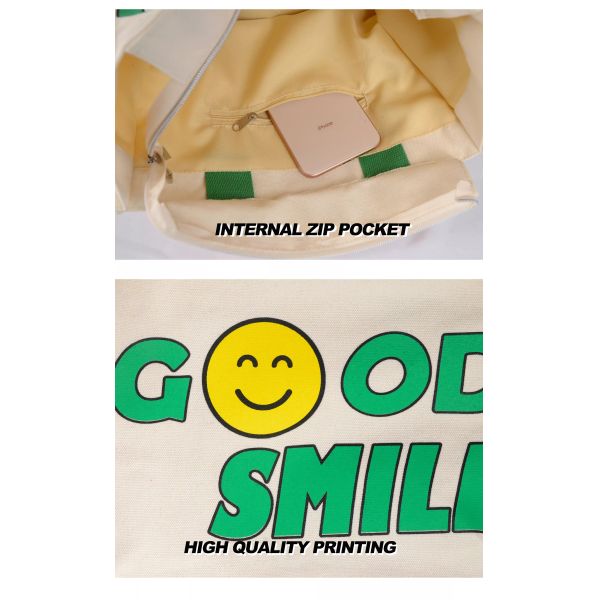 Хозяйственные сумки хлопка холста многоразовые Tote Multiscene для женщин