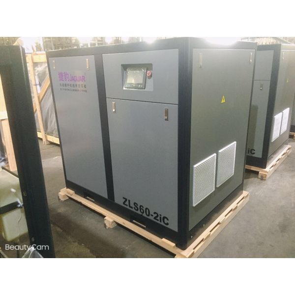 60HP 2 Stage Screw Air Compressor for Consumption and Mute Design at 6.5BAR Pressure