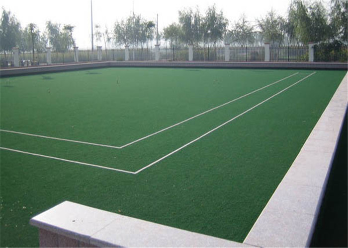 8800 Dtex Cricket Pitch Grass , Field Green And Apple Green Artificial Lawn Grass