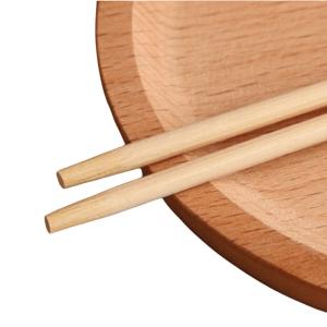 Eco-Friendly Biodegradable Bamboo Round Chopsticks for Disposable Dining