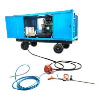 30-110l/min Blastro de agua de alta presión 264KW Motor diesel Máquina de chorro hidráulico
