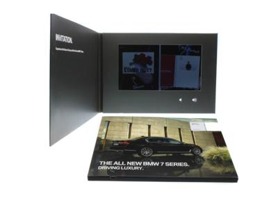 Classical A5 Size Interactive Video Brochure For Promotion 7 Inch For Automotive Industry