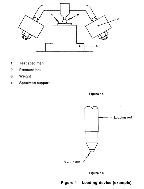 304 Stainless Steel IEC Test Equipment Of Ball Pressure Test With Thermocouple