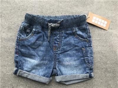 Boys Medium Wash Pull On Denim Shorts With Rib Waistband TW72702 TW72703