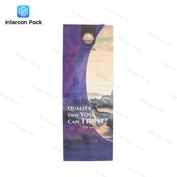 Gravure Printing 0.065mm Gusset Packaging Bag Aluminum Foil Coffee Bag
