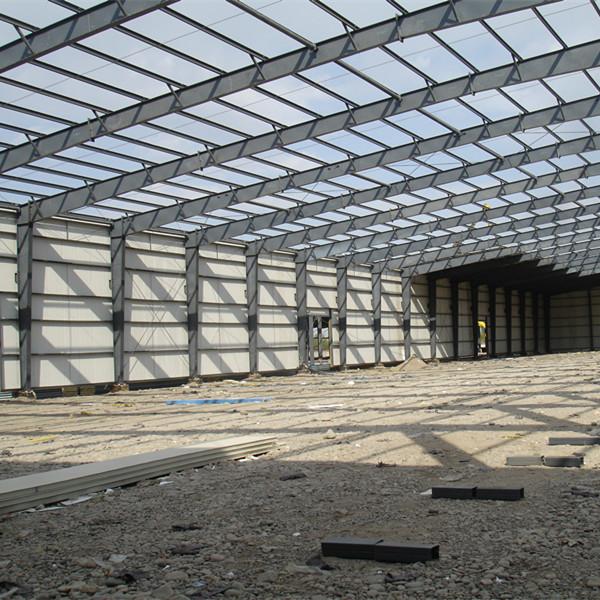 HDG Edifício de Construção Metal Prefabricado Armazém Edifício de Escritório de Estruturas de Aço