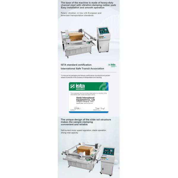 ASTM 40km/h Vibration Test Equipment Vibration Table Simulator Machine