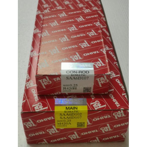 6D102 6D107 Главный подшипник TAIHO M420A R420H Высокая толерантность полировки