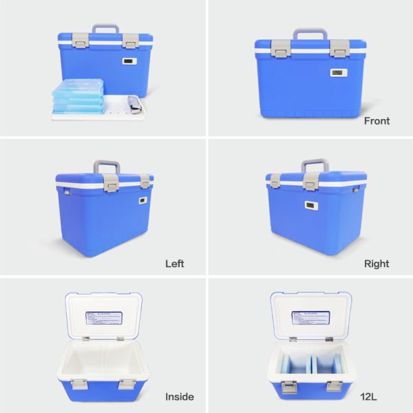Portable Passive Medical Cooler Box Use Ice Pack Cooling Method In  Ensuring Safe Medical Product Cold Chain Storage OEM& ODM Support