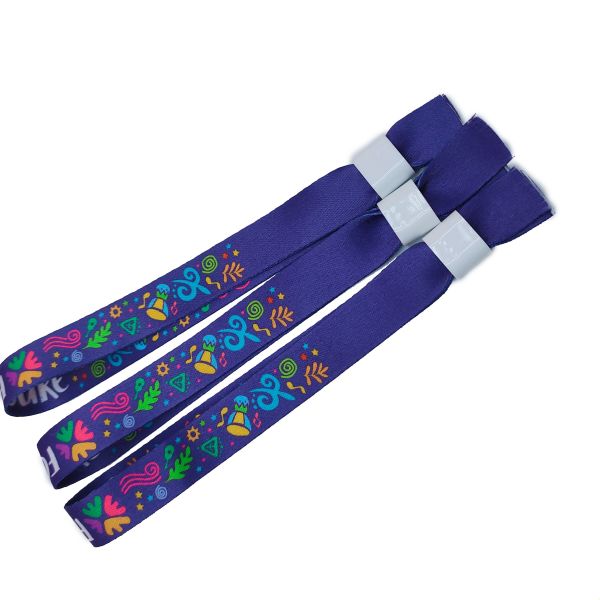 DDJOY Ribbon Festival Events One Direction Lock Cloth Bracelets for Party and Events