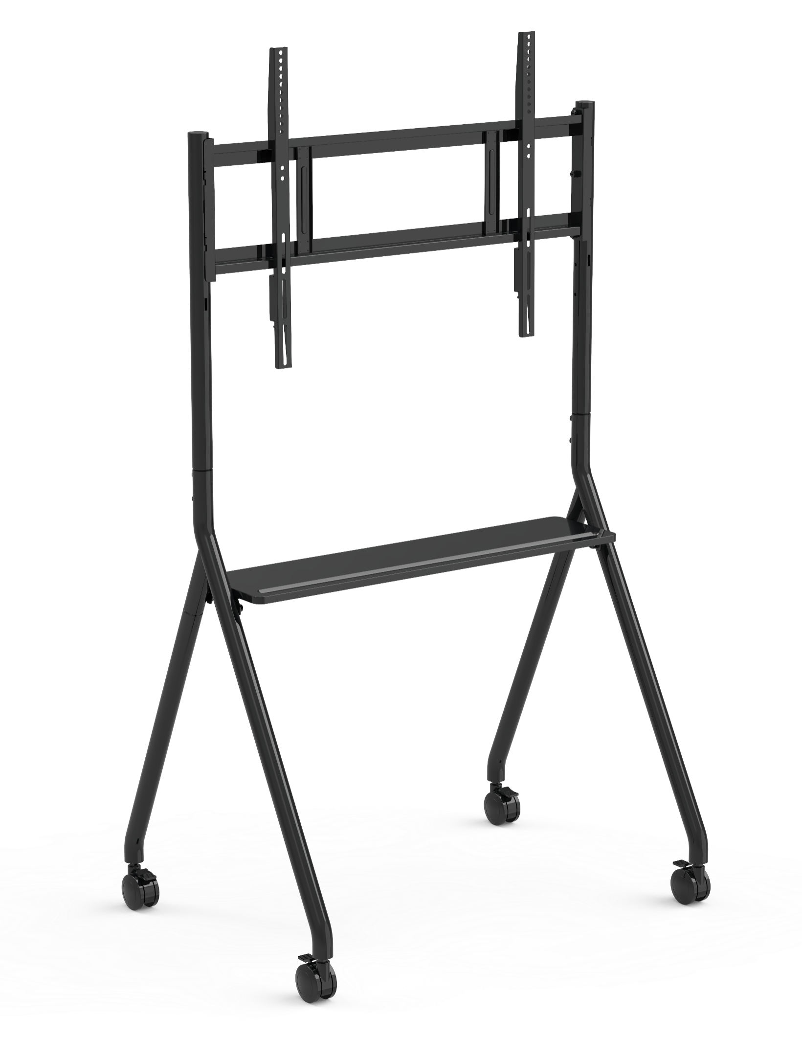 New Arrive Interactive Whiteboard Stand Movable 42 To 75 Inch TV Monitor Lifting Mobile Stand Max Bearing 60KGS Powerfull Wheels Easy Move For Interactive Whiteboard Mobile Stand