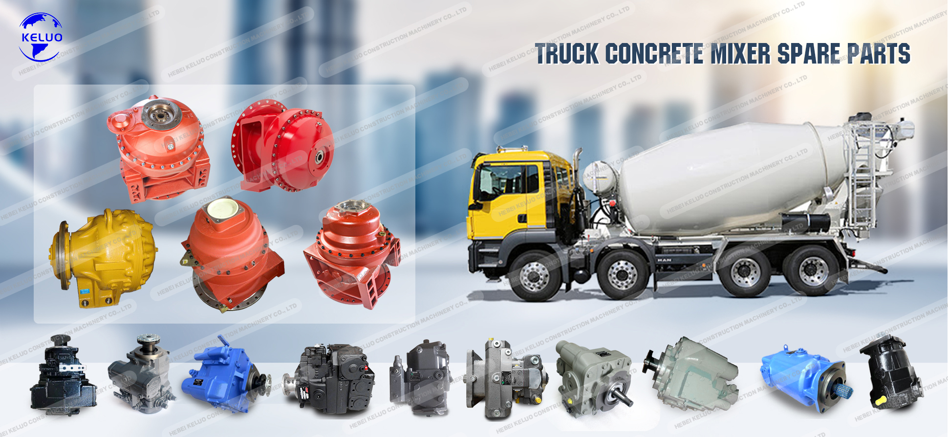 Popular OEM Quality Mixer Truck Reducer PMB7.1R120 Gearbox for Concrete Mixer Truck Repair