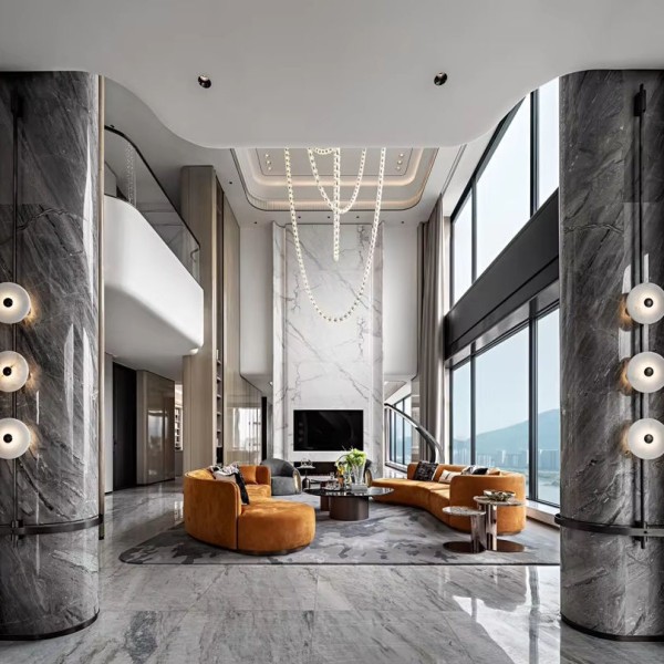 Luxury Modern Living Room Furniture Set Songdesign Eco-Friendly High-End Home Decoration Custom Adjustable Sofa Coffee Table