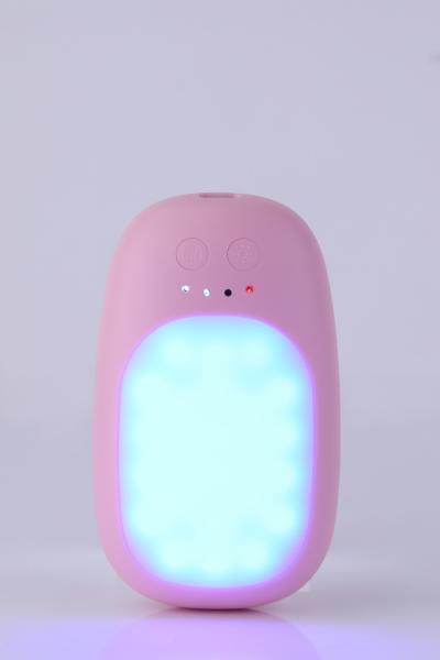 Pink Portable Charger Hand Warmer 5200mah Handwarmer Phone Charger