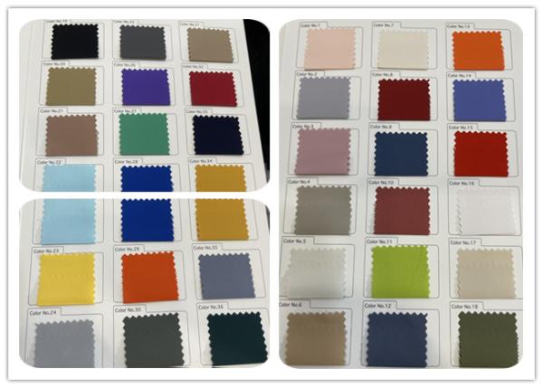 Stretch Coating Grey Waterproof Sports Fabric Lightweight