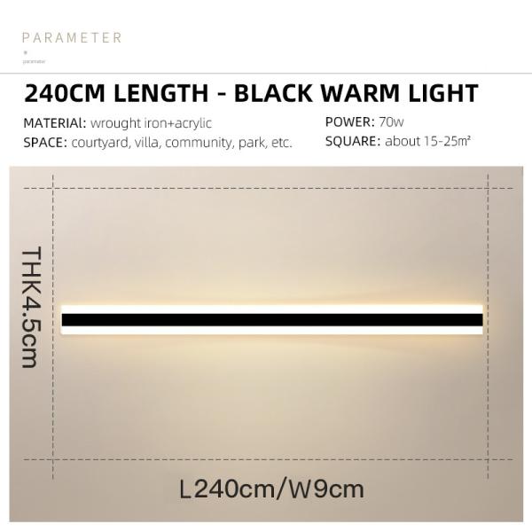 A parede impermeável exterior do diodo emissor de luz do banheiro ilumina 9w longo 11w 19w 24w AC85-265V
