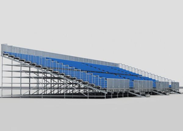 UV Resistance Temporary Grandstands / Concerts Shows Outdoor Aluminum Bleachers