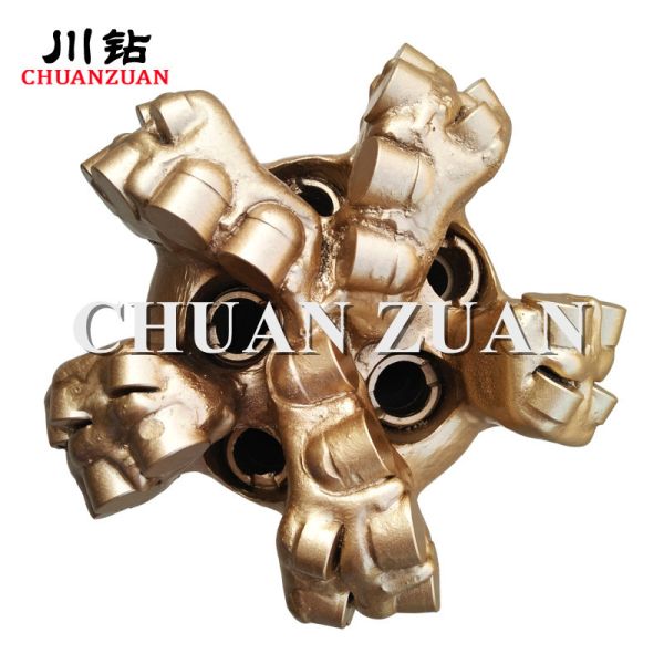 6 lâminas do corpo de aço 5 de bocado de broca da polegada PDC de 1/2 165MM com capacidade alta da broca