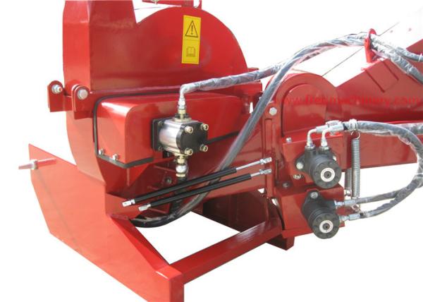 9 Inch Three Point Hitch Wood Chipper Shredder Pto Driven Hydraulic Feed