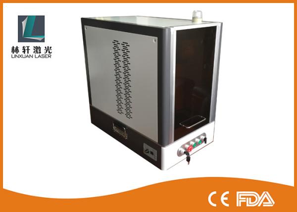 Small Size 20w Fiber Laser Engraving Machine 7000 MM/S Marking Speed For Gold / Silver