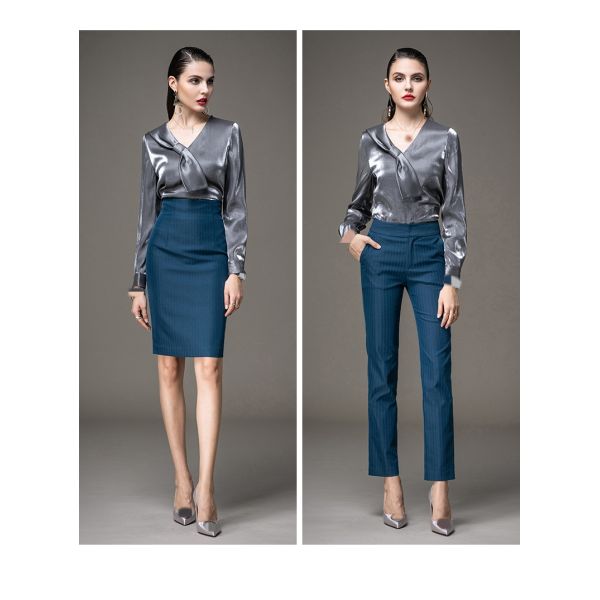 Осеннее платье женские деловые костюмы с ручной вышивкой и чистым узором