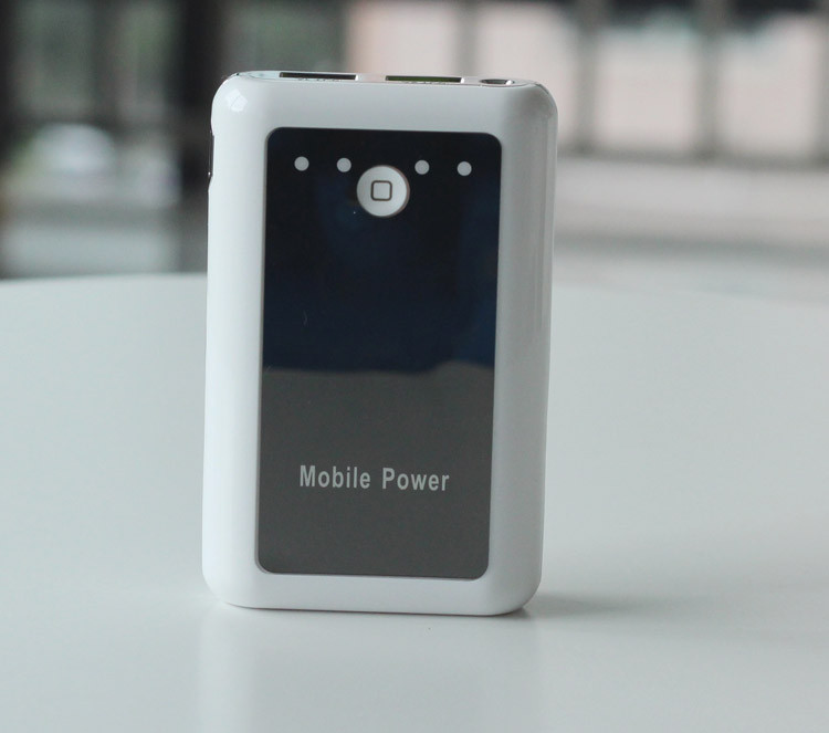 6600mAh Charging Protection Charge For Mobile Devices High Capacity Dual USB Power Bank