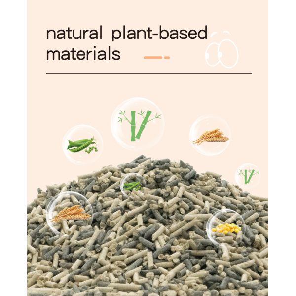 1.5-2mm Dust Free Tofu Cat Litter with Original Fragrance and Strong Clumping Ability