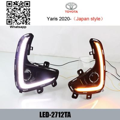 Japan Toyota Yaris DRL LED Daytime Running Car Light driving lights factory