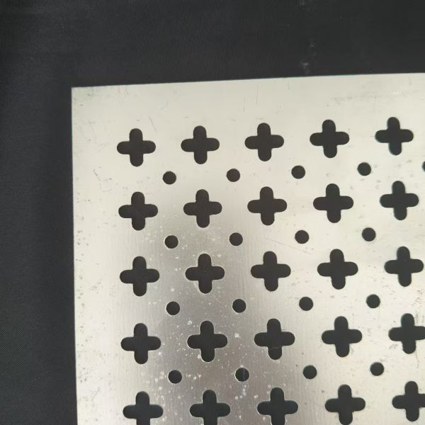Stainless Steel Perforated Metal Plate with Hexagonal Hole Pattern