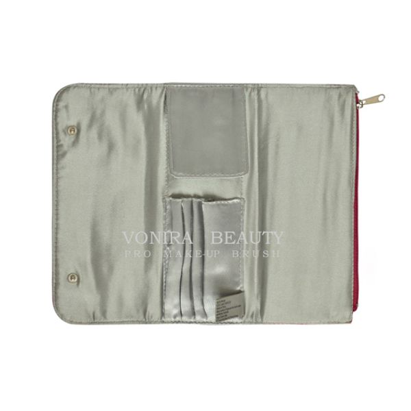 Держатель косметики случая держателя карандаша ручки сумки чесального валка макияжа портмона женщин моды