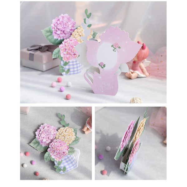 Роскошный поп 3d 3mm вверх поздравительная открытка на день матери