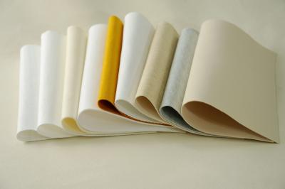 Singeing Non Woven Fabric Air Filter PE , Pulse jet Woven Filter Cloth High Temperature