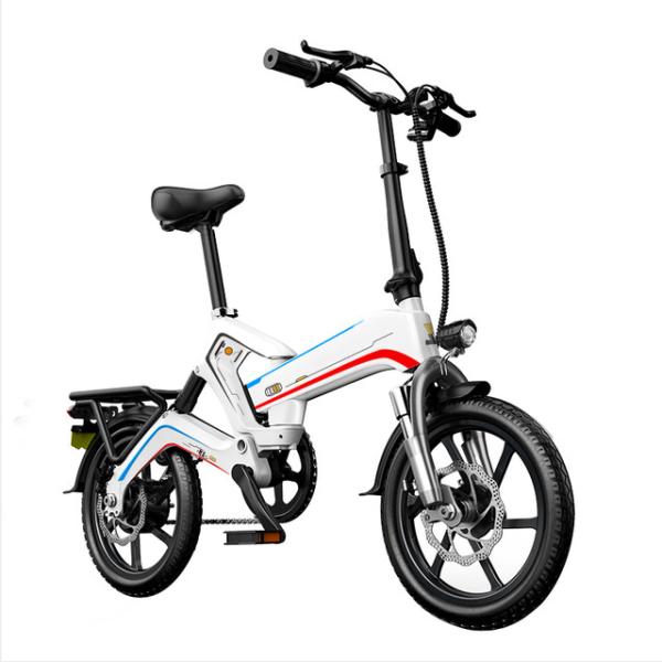 250w 36v 16 20 Pulgadas Mujeres Adultos Bateria Bicicleta Electrica Folding Light Electric Bicycle