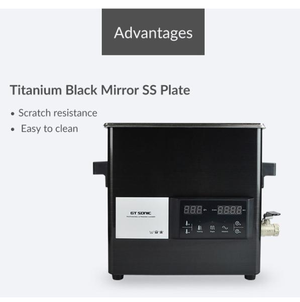 GT SONIC S9 Parts Ultrasonic Cleaner Industrial Smart Touch Panel SUS304 200W Power