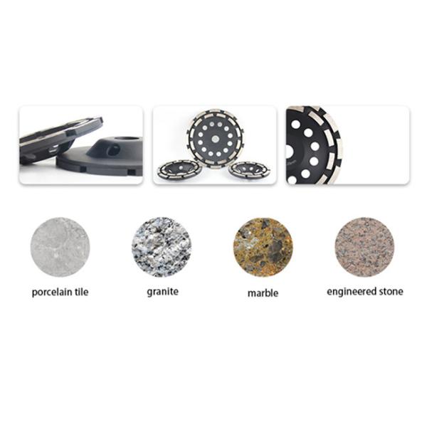 7 Inch 180mm Grinding Diamond Cup Wheel  Double Row Abrasive Disc