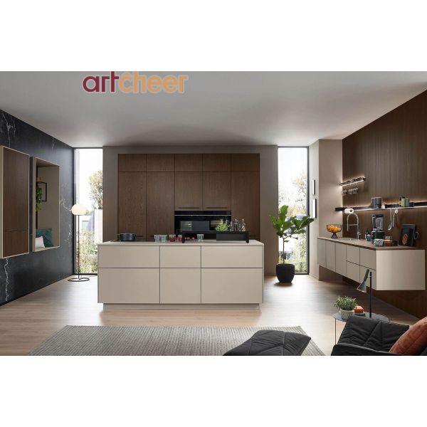 Modern Design Eco-Friendly Kitchen Island Cabinet with Customizable Modular Kitchen Cabinets