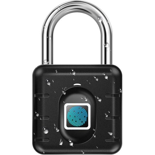 IP67 Waterproof Zinc Alloy ABS Keyless Smart Fingerprint Lock 304 Stainless Steel Shackle School Locker Use High Security RARLUX