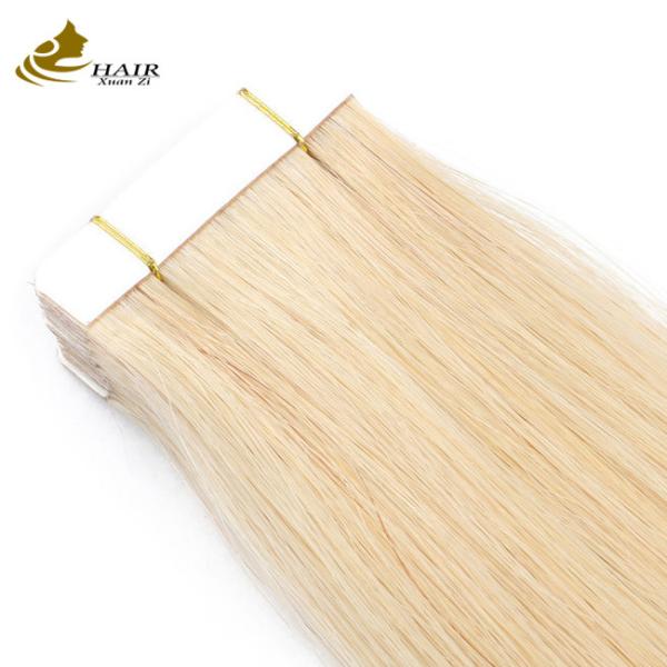 Blonde Mini Tape In Hair Extensions For Raw Indian Hair Odm