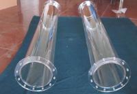 O reator solar aplicou o tubo de vidro resistente ao calor de quartzo fundido com elemento de aquecimento do tubo de quartzo da flange