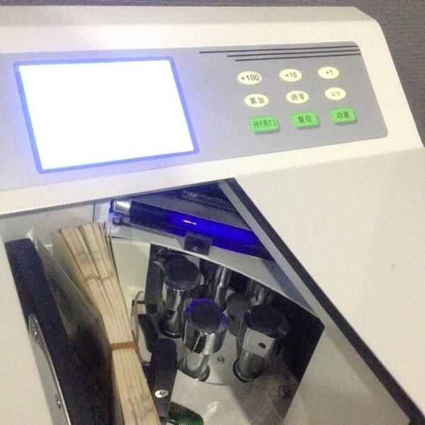 Auto Door Fake Notes Bill Counter Vacuum Spindle Counter Vacuum banknote counter with UV detector