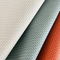Cuir artificiel PVC tissé de grand confort, robuste, de qualité commerciale