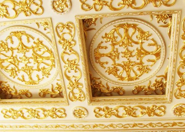 High Gloss Shiny Gold Wall Paint /  Weather Proof Sculpture Gold Outdoor Paint