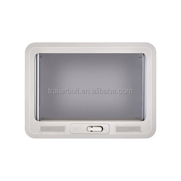 RW3 Light RV Roof Skylight Windows RAL9001 Frame Color for 70-80 RV Composite Walls