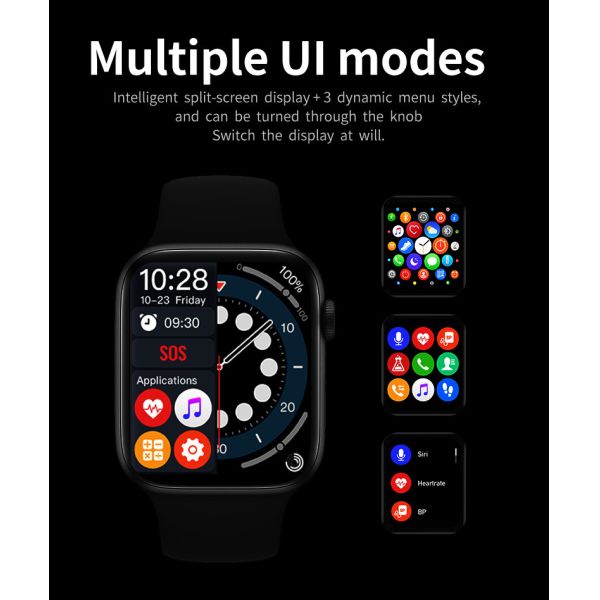 U98 плюс звонок Bluetooth Smartwatch температуры тела Iwo5 BT 5,0