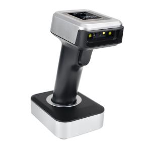 LED Display Handheld Bluetooth Barcode Scanner Wireless 1D 2D Barcode Scanner